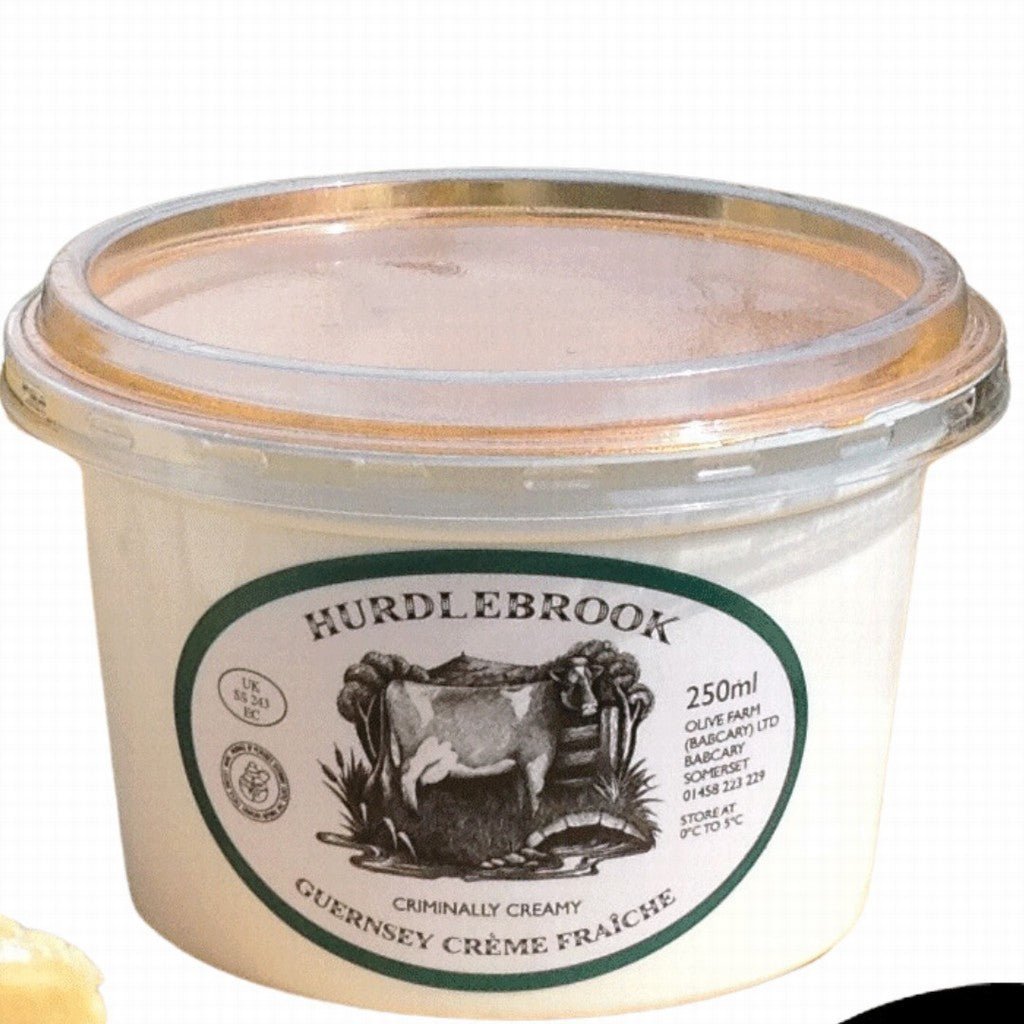 Hurdlebrook Organic Creme Fraiche 250ML - Earthfare Supermarket - 5060157830030