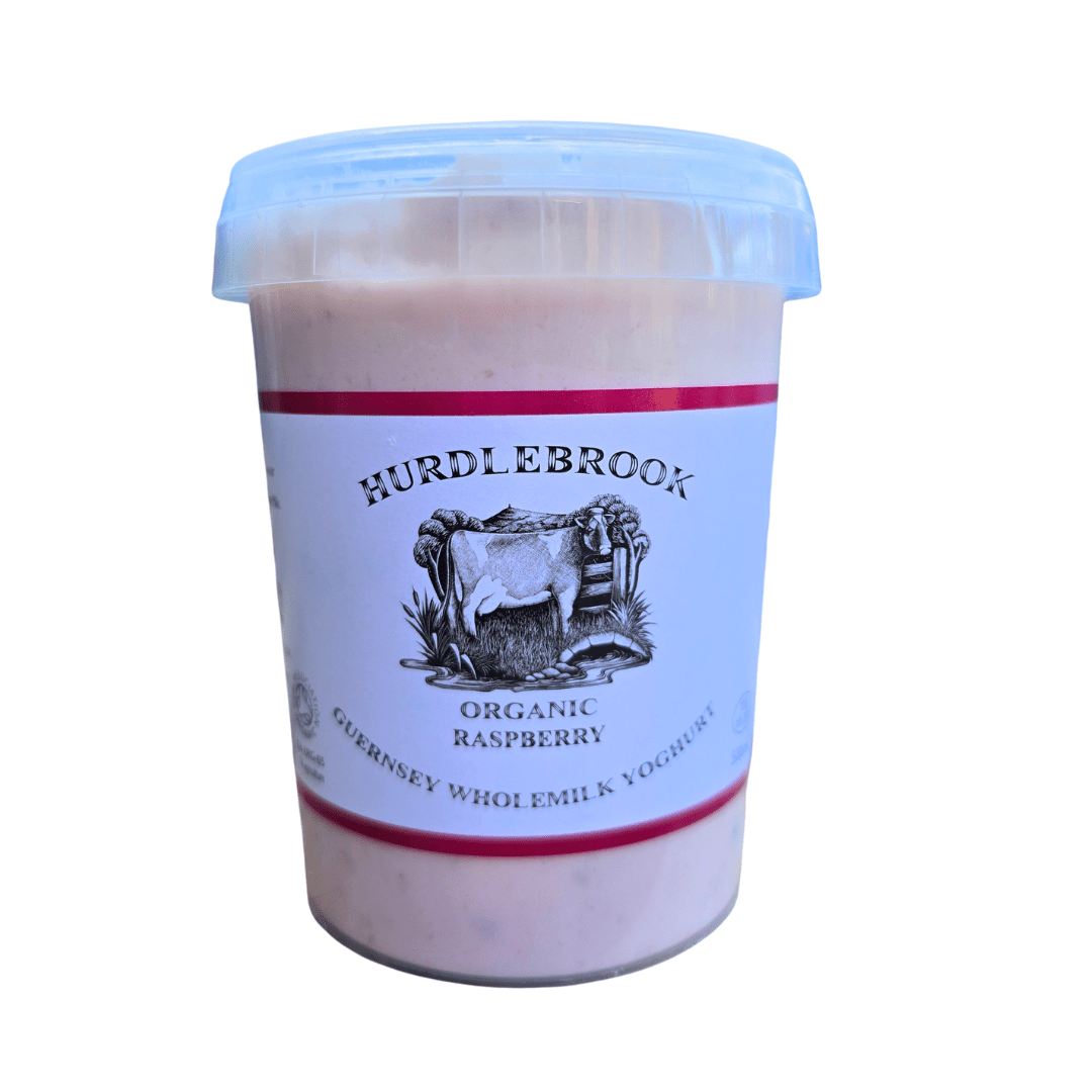 Hurdlebrook Organic Raspberry Yoghurt 140ML - Earthfare Supermarket - 506015780435