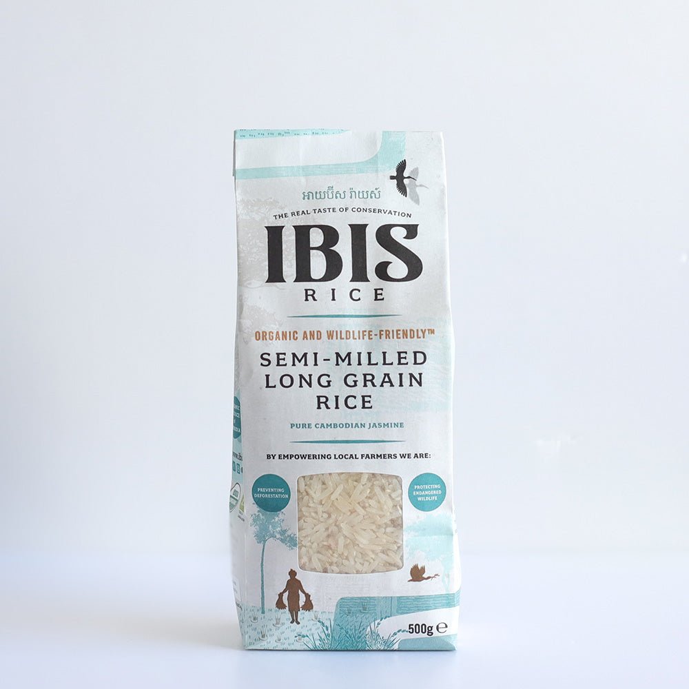 IBIS Semi Milled Long Grain Jasmine Rice Org. 500g - Earthfare Supermarket - 8847100570444