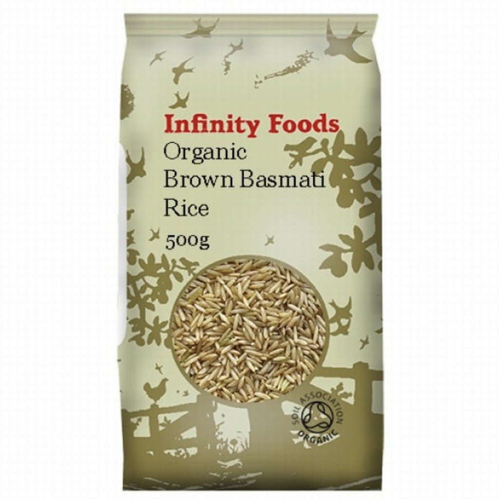 Infinity Organic Brown Rice Basmati 500g - Earthfare Supermarket - 5028869010126