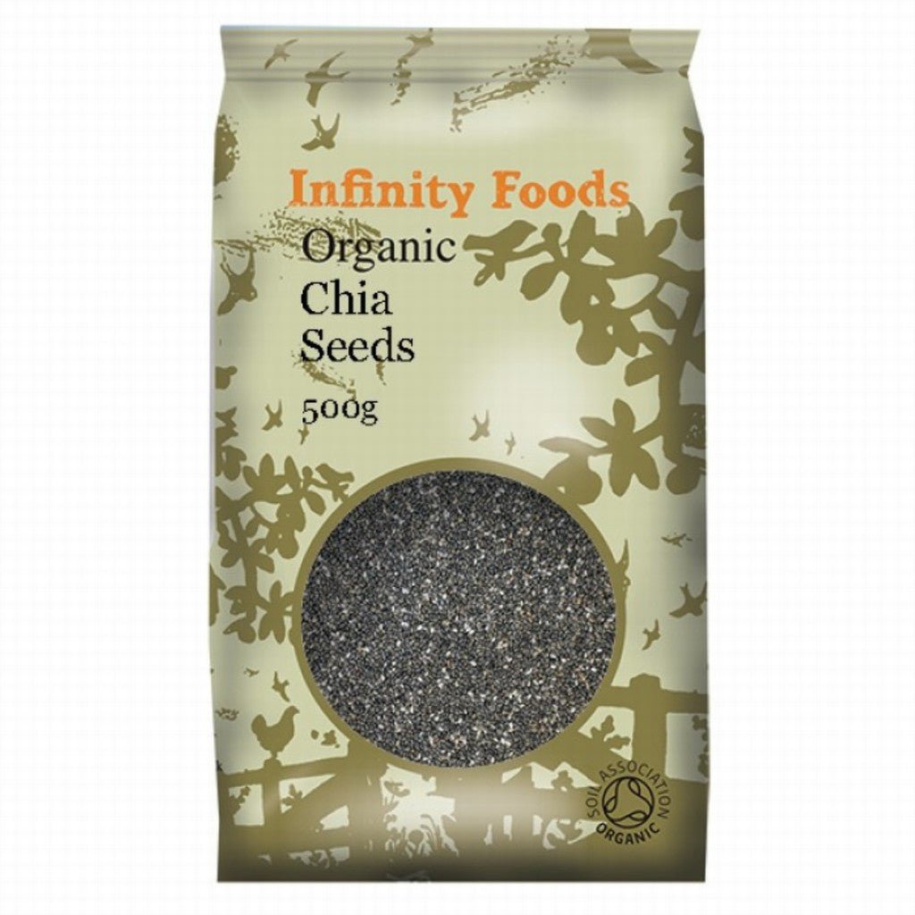 Infinity Organic Chia Seeds 500G - Earthfare Supermarket - 5028869060534