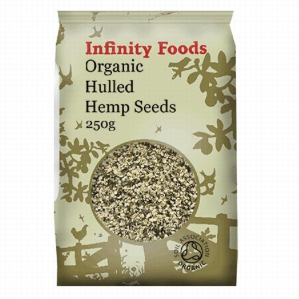 Infinity Organic Hulled Hemp Seeds 250G - Earthfare Supermarket - 5028869060572
