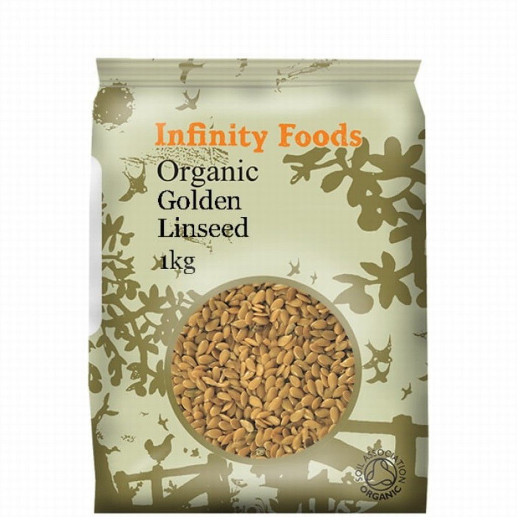Infinity Organic Linseed Gold 1Kg - Earthfare Supermarket - 5028869060794