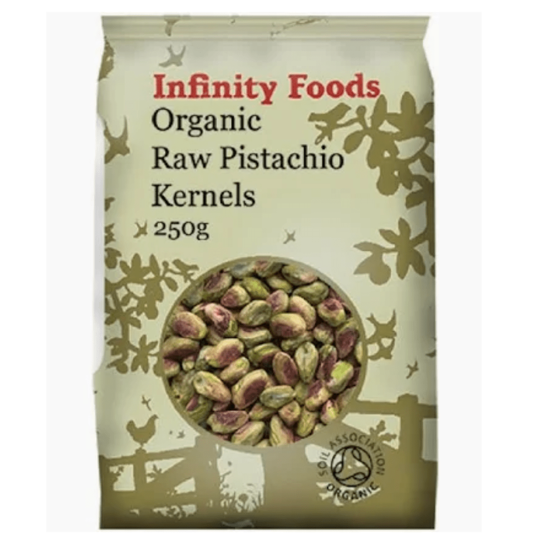 Infinity Organic Raw Pistachio Kernels 250G - Earthfare Supermarket - 5028869061029