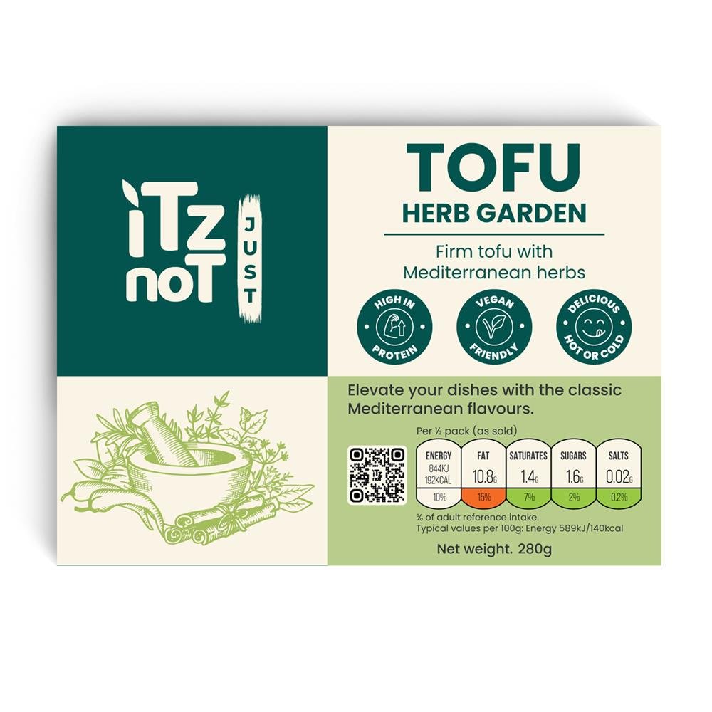 Itz Not Just Herb Garden Tofu 280g - Earthfare Supermarket - 505091237104