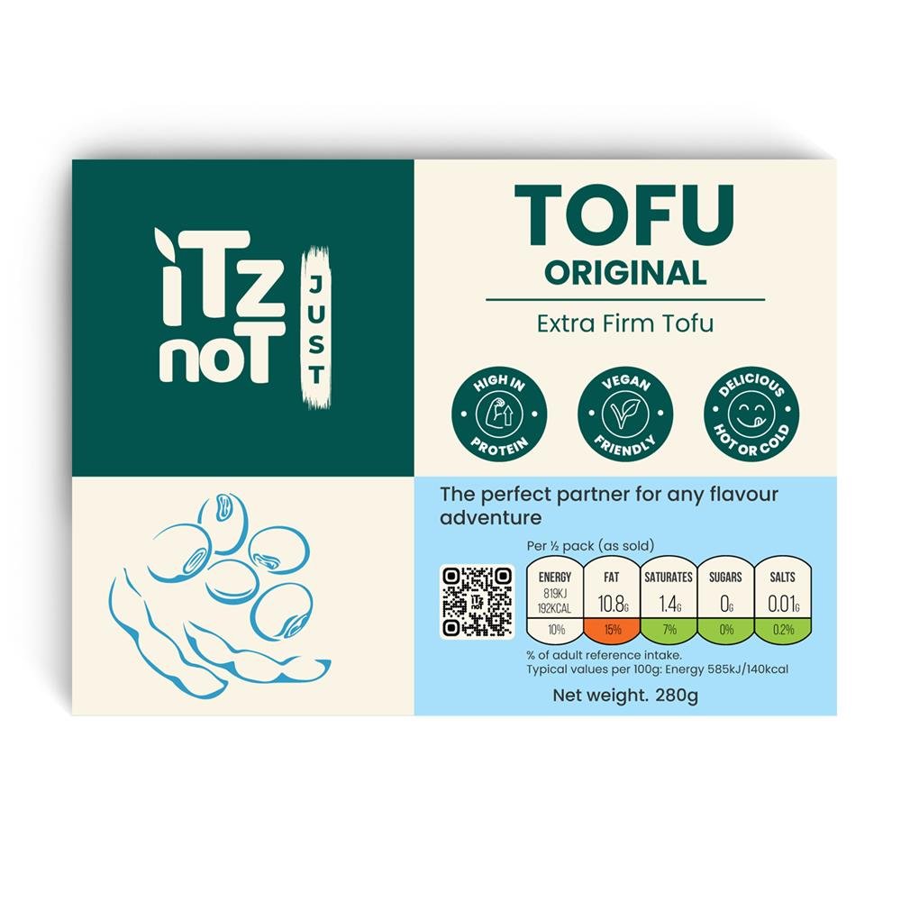 Itz Not Just Original Tofu 280g - Earthfare Supermarket - 5060691237074