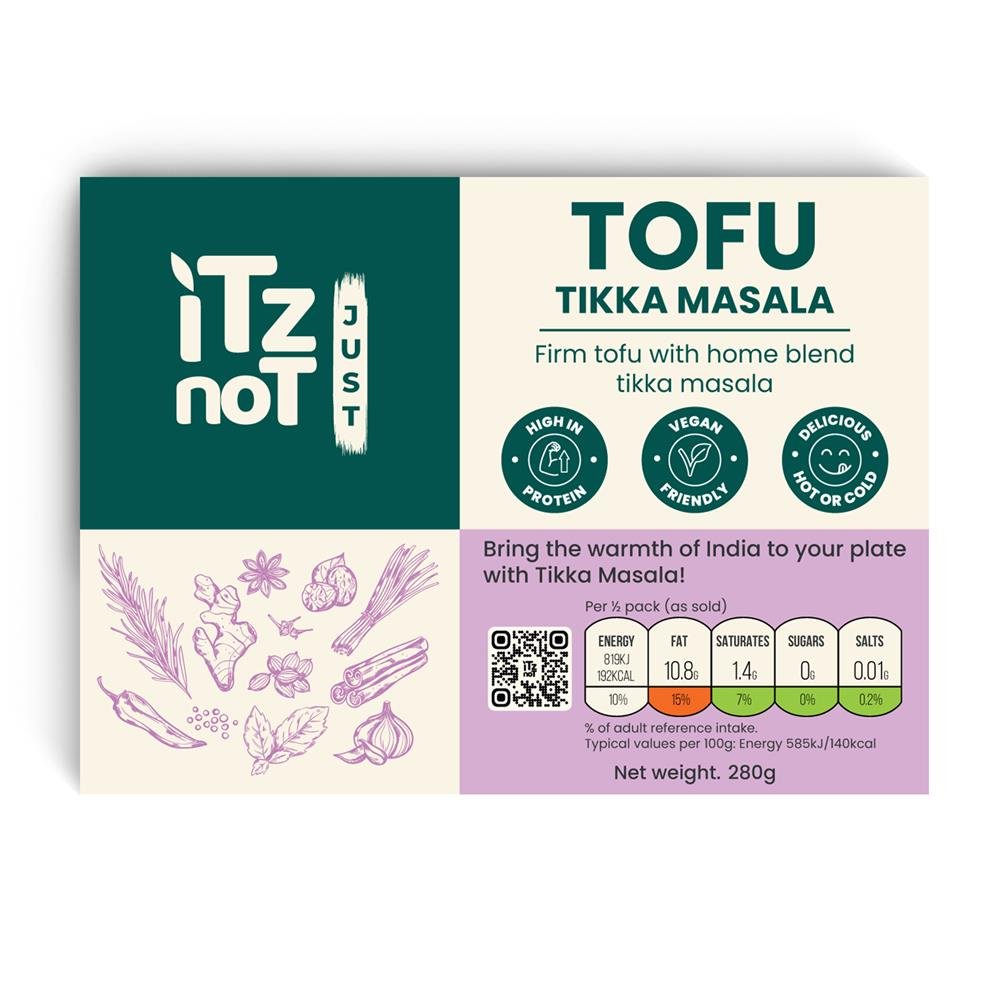 Itz Not Just Tikka Masala Tofu 280g - Earthfare Supermarket - 5060691237128