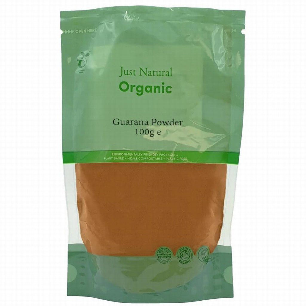 Just Natural Organic Guarana Powder - Earthfare Supermarket - 5056078808241