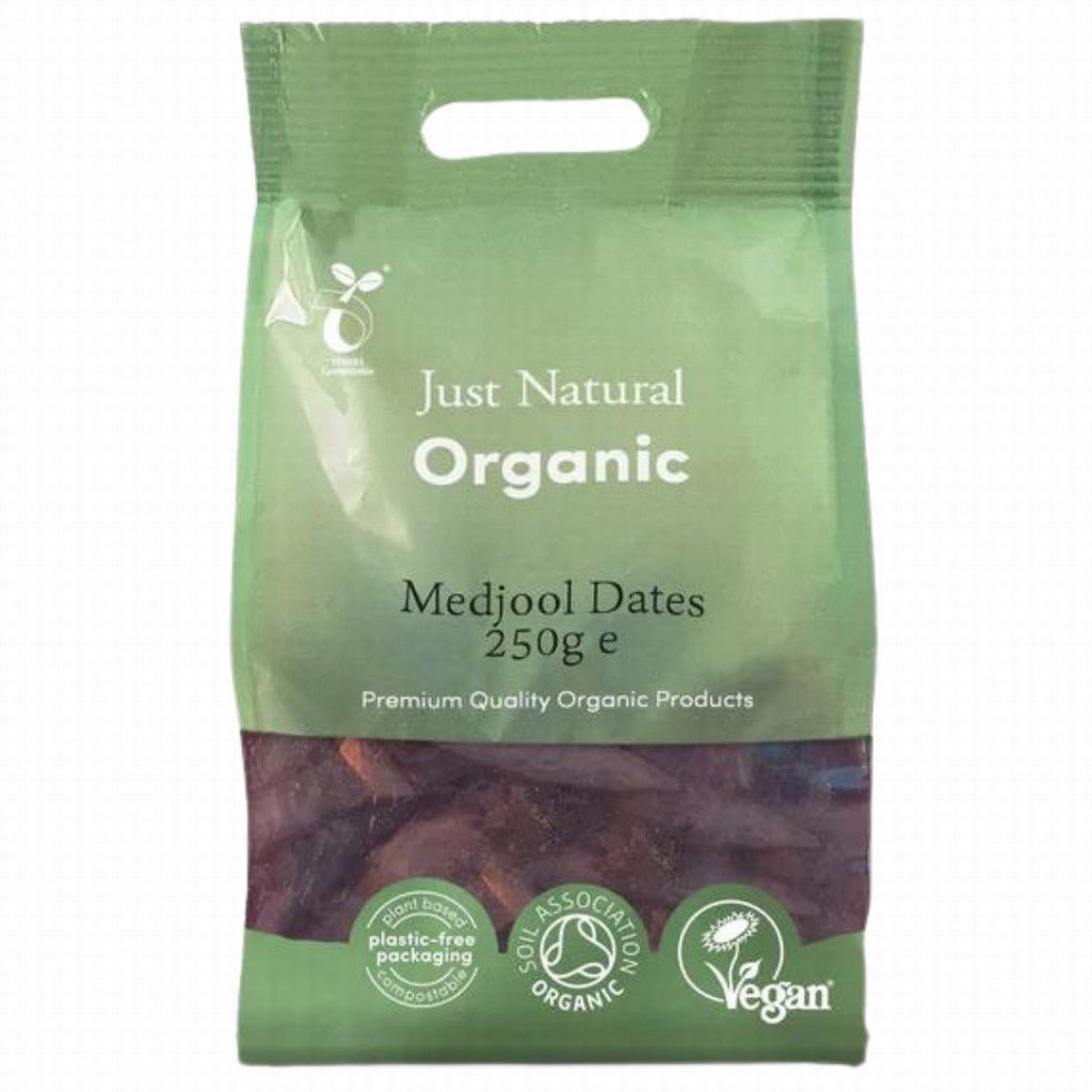 Just Natural Organic Medjool Dates - Earthfare Supermarket - 5056078808609