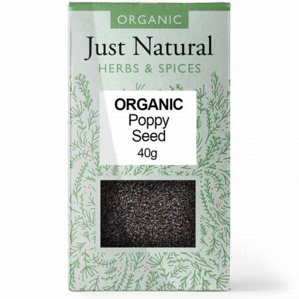 Just Natural Organic Poppy Seeds - Earthfare Supermarket - 5060338039528