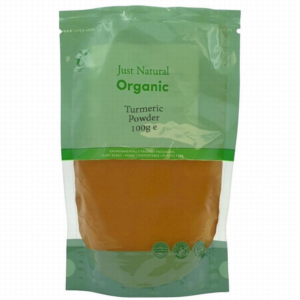 Just Natural Organic Turmeric Powder - Earthfare Supermarket - 5056078806520