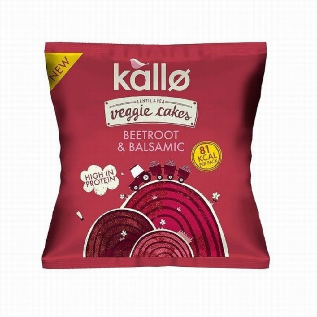 Kallo Veggie Cakes Beetroot & Balsamic - Earthfare Supermarket - 5013665116295