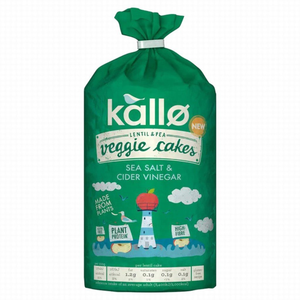 Kallo Veggie Cakes Salt & Vinegar - Earthfare Supermarket - 5013665116738