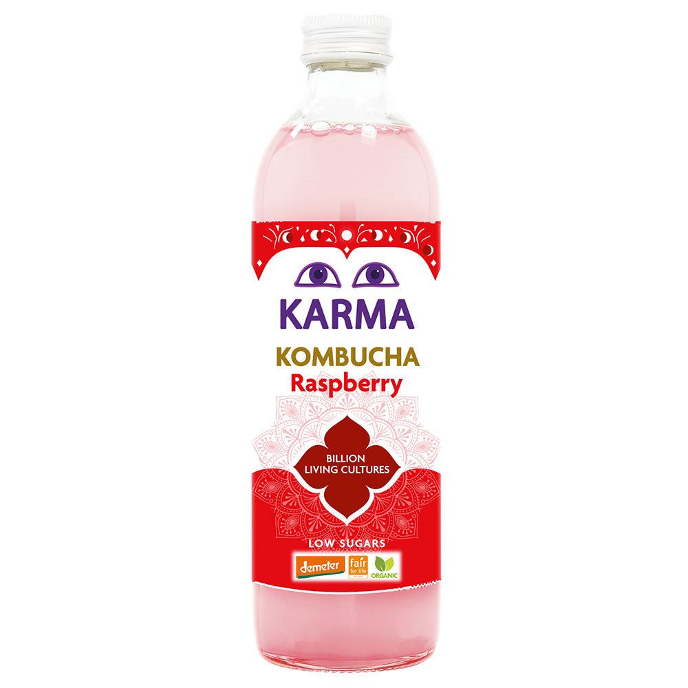 Karma Kombucha Raspberry 500ml - Earthfare Supermarket - 3760192497527