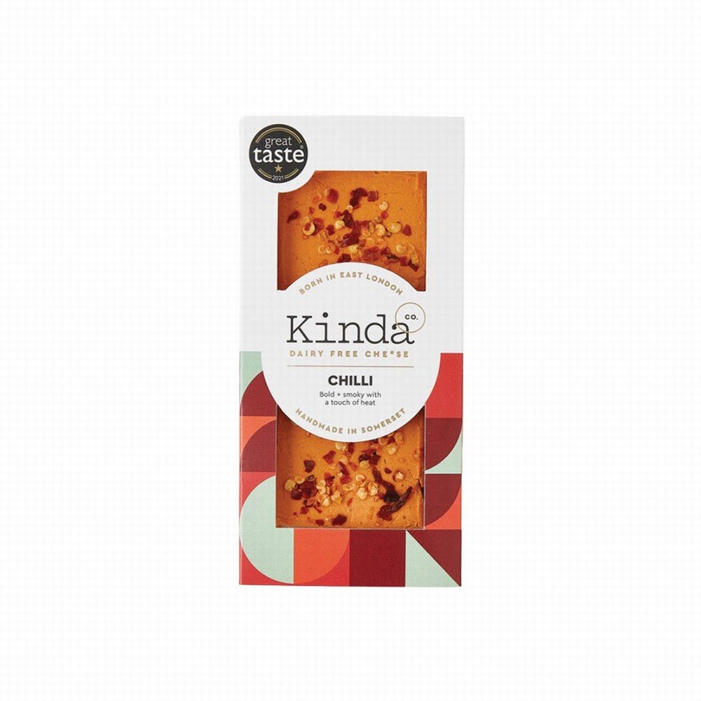 Kinda Co Chilli Vegan Cheese - Earthfare Supermarket - 5060641190091