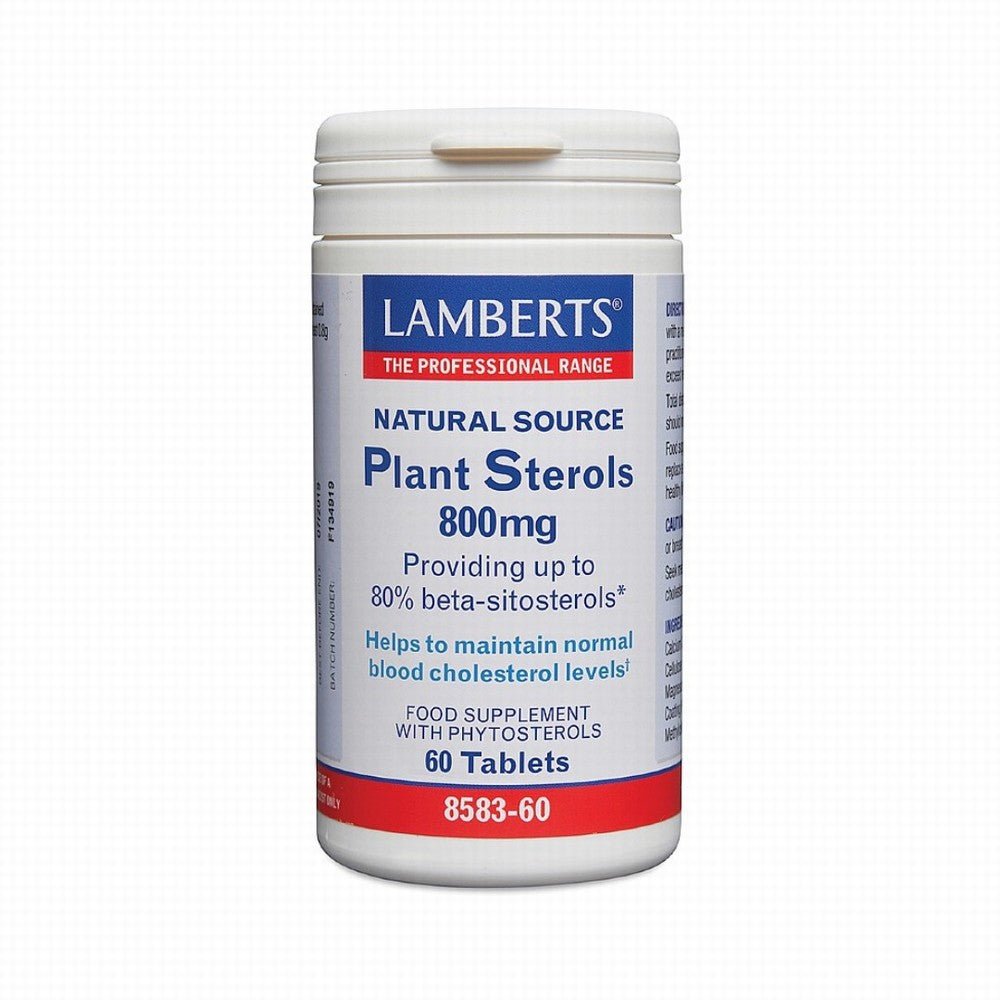 Lamberts Natural Plant Sterols 800Mg - Earthfare Supermarket - 5055148408527
