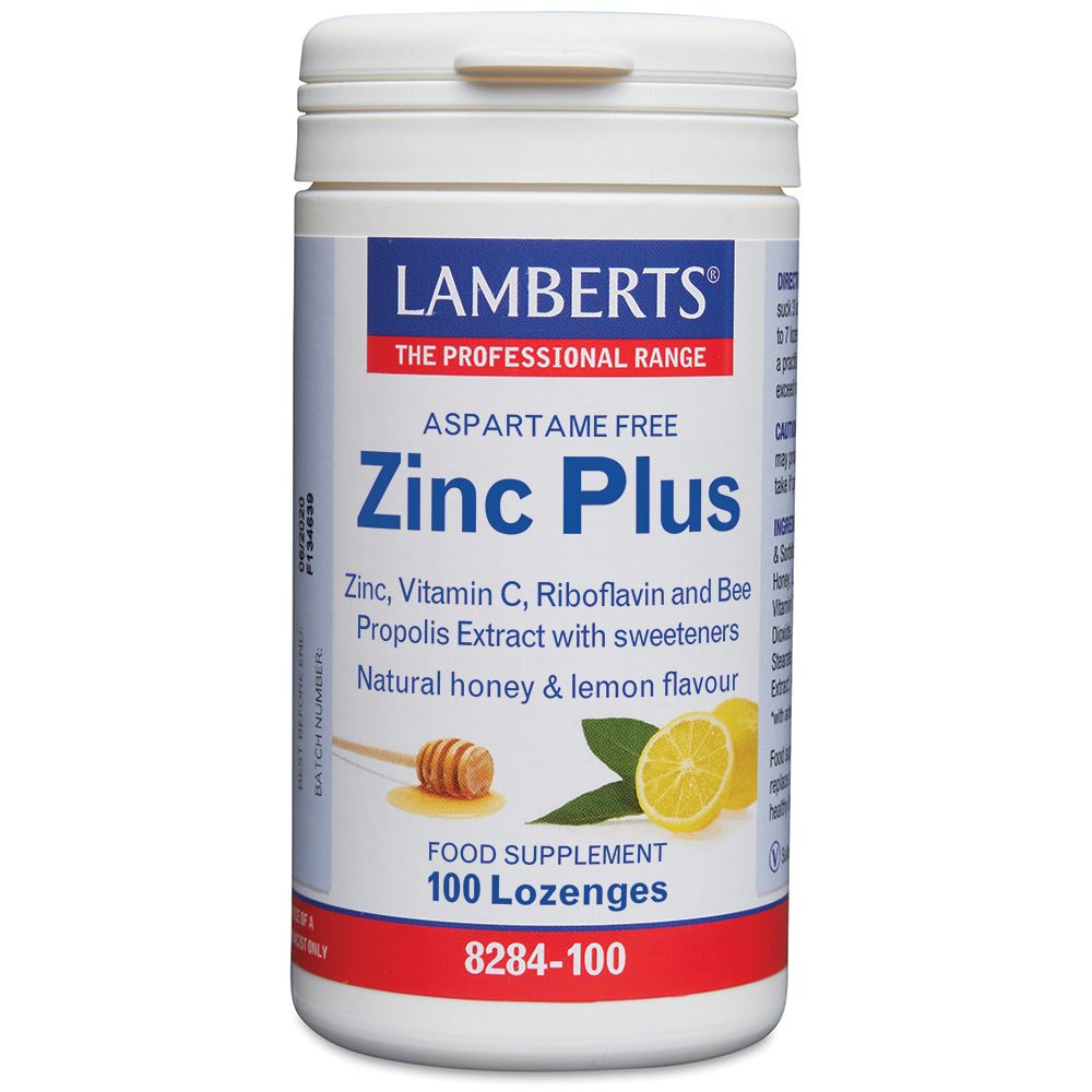 Lamberts Zinc Plus Lozenges - Earthfare Supermarket - 5055148403799
