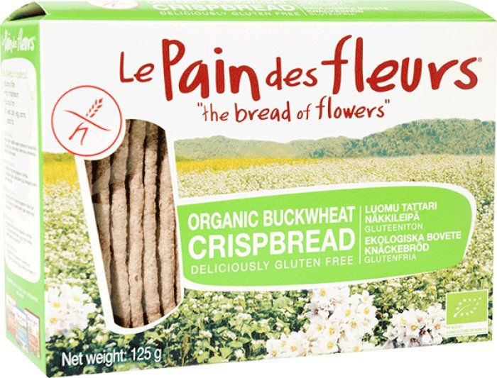 Le Pain Des Fleurs Organic Crispbread Buckwheat 150g - Earthfare Supermarket - 3380380092992