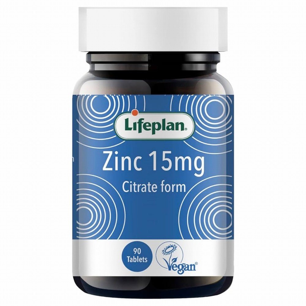 Lifeplan Zinc Citrate 15Mg - Earthfare Supermarket - 5019205000499