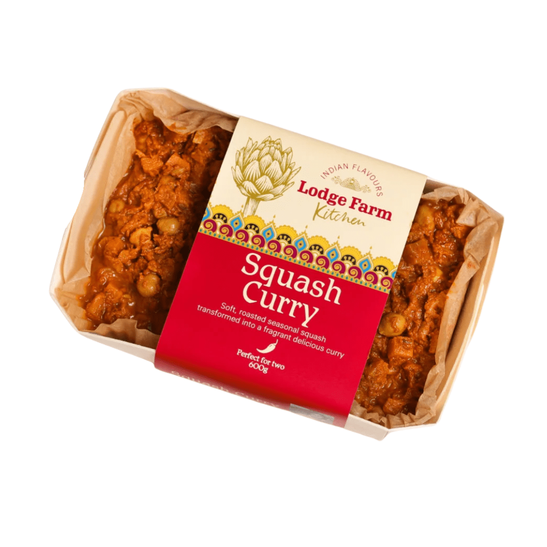 Lodge Farm Kitchen Squash Curry with Fresh Coriander Double - Earthfare Supermarket - 5060240870707