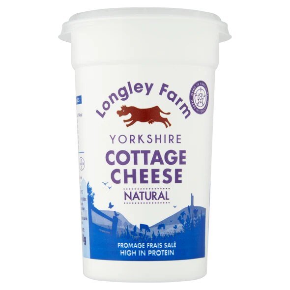 Longley Farm Cottage Cheese Natural 125G - Earthfare Supermarket - 5010578008013