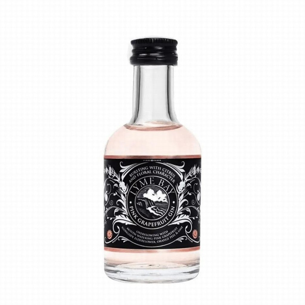 Lyme Bay Pink Grapefruit Gin Miniature - Earthfare Supermarket - 5060272782276