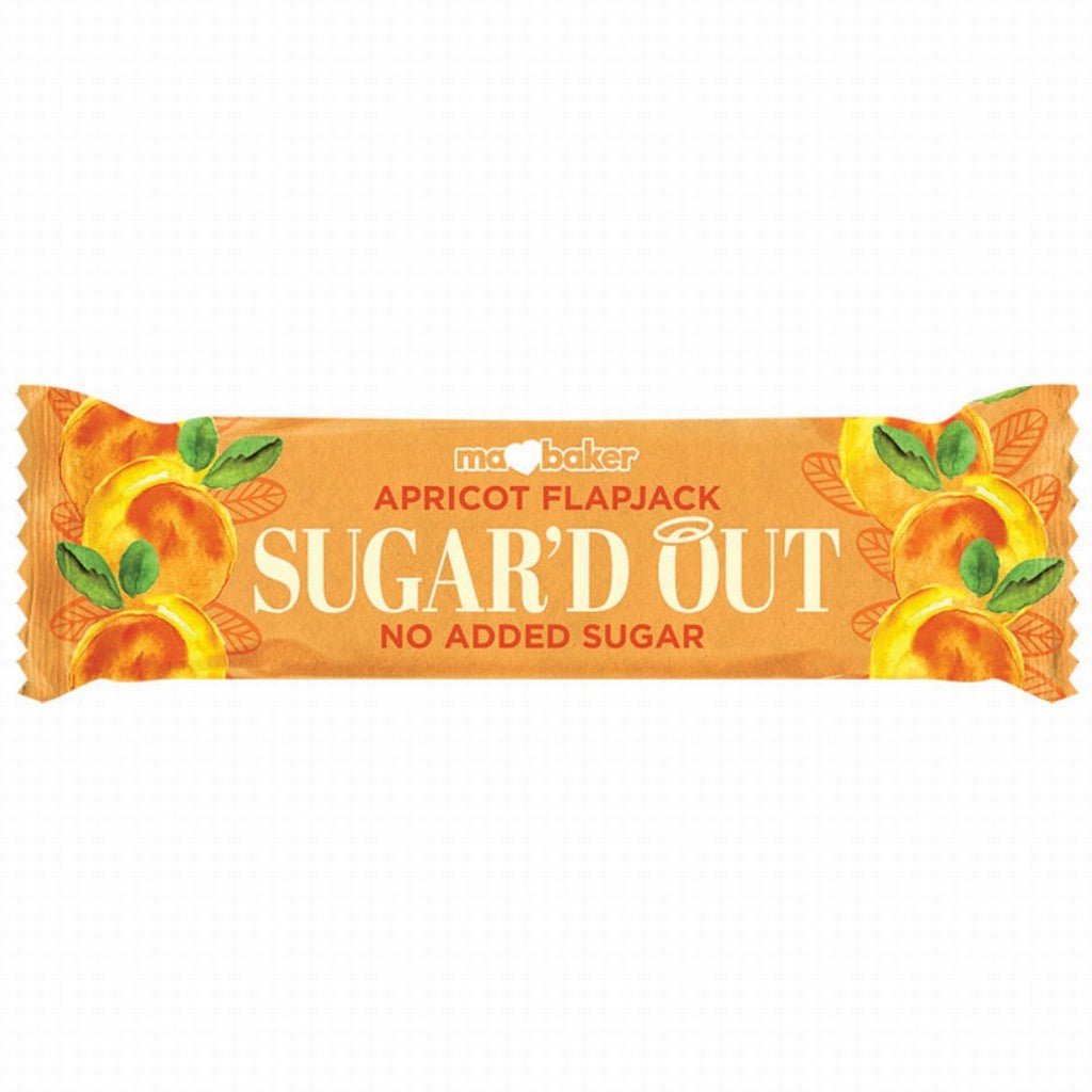 Ma Baker Sugar'D Out Flapjack Apricot - Earthfare Supermarket - 5034444102902
