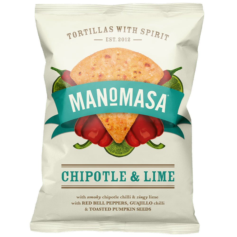 Manomasa Chipotle & Lime Tortillas 140g - Earthfare Supermarket - 