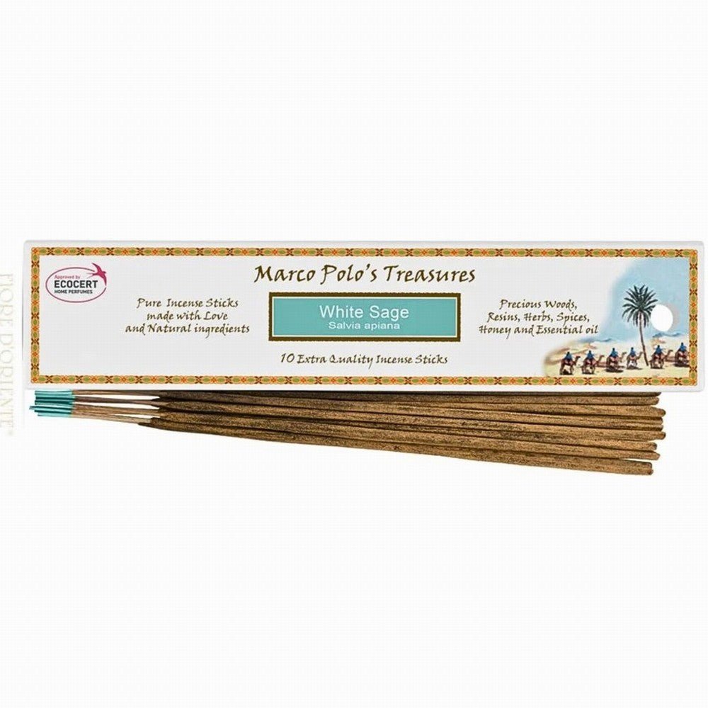 Marco Polo Incense White Sage - Earthfare Supermarket - 8032749393541