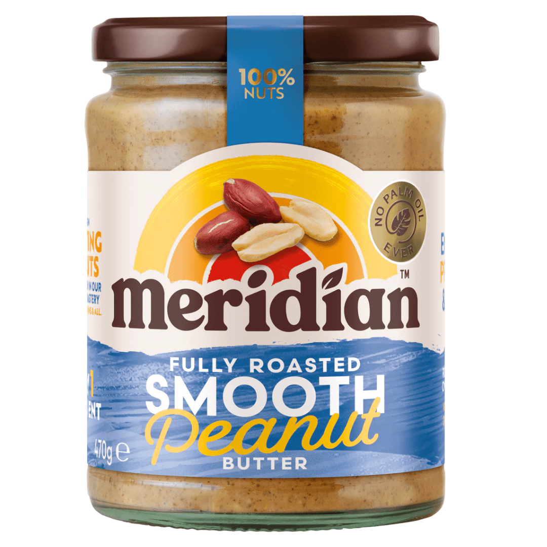 Meridian Peanut Butter Smooth 470g - Earthfare Supermarket - 5060132284308