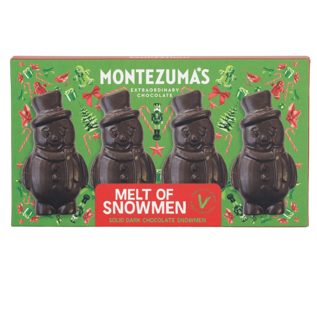 Montezuma's Dark Chocolate Snowmen 60G - Earthfare Supermarket - 5060719928465