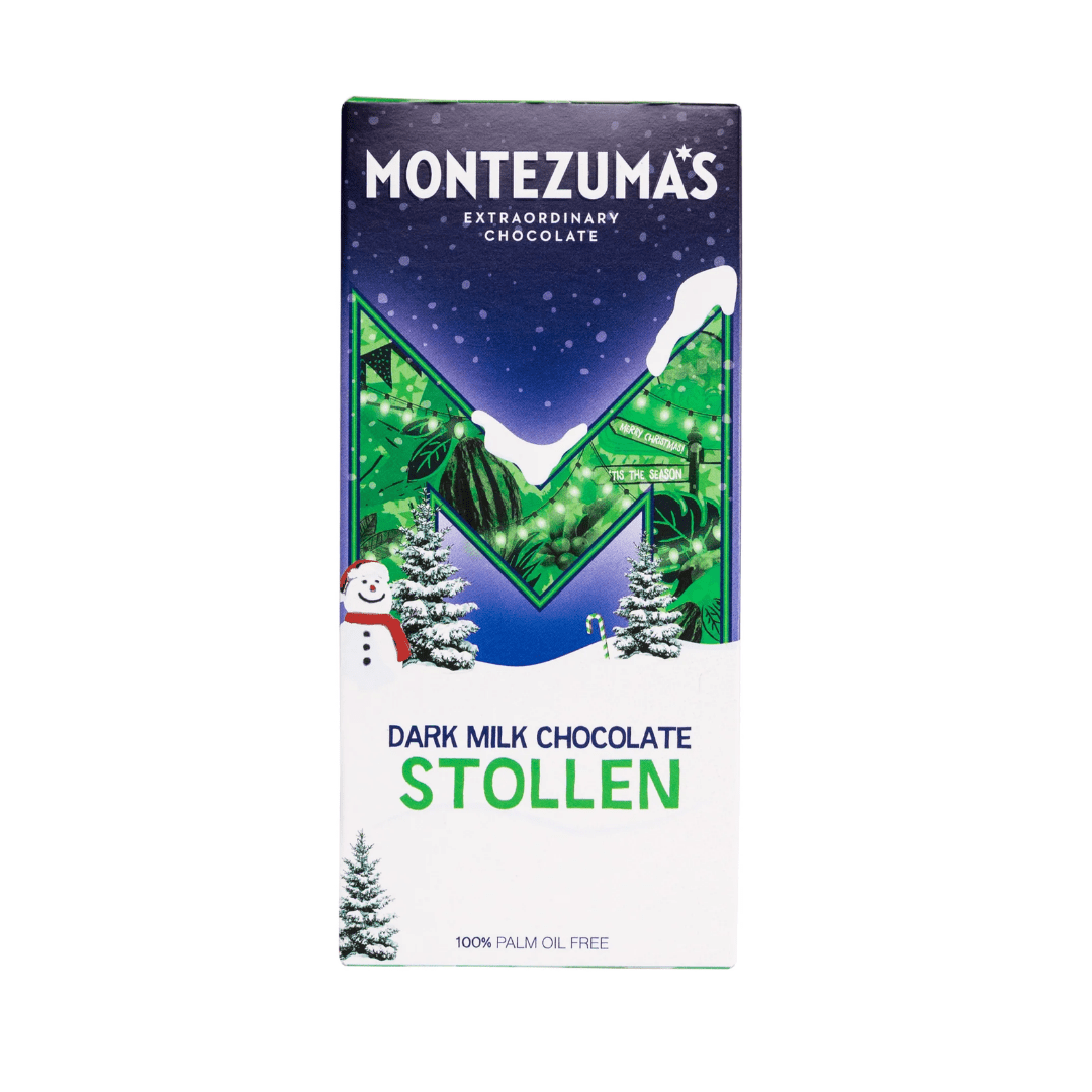 Montezuma's Dark Chocolate Stollen Bar 90g - Earthfare Supermarket - 5061120530063