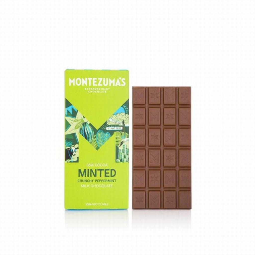 Montezuma's Minted Milk Chocolate with Peppermint - Earthfare Supermarket - 5060719920384