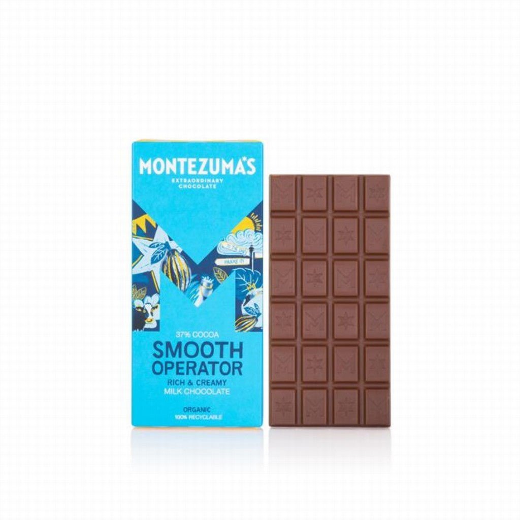 Montezuma's Smooth Operator Organic Milk Chocolate - Earthfare Supermarket - 5060065060024