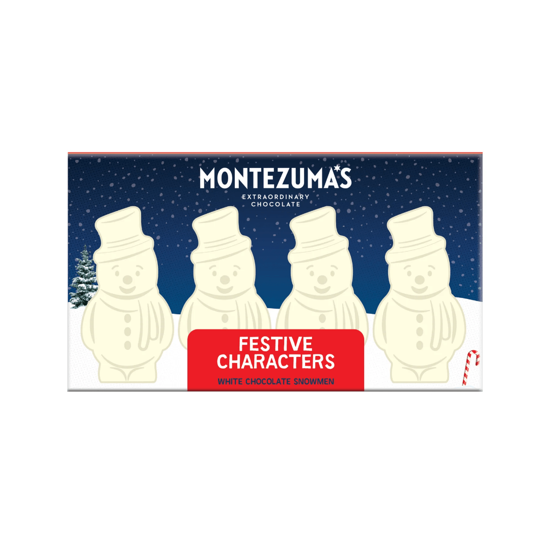 Montezuma's White Chocolate Snowmen 60g - Earthfare Supermarket - 5061120530155