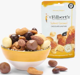 Mr Filberts Salted Caramel Chocolate Nut Mix - Earthfare Supermarket - 5060145051133
