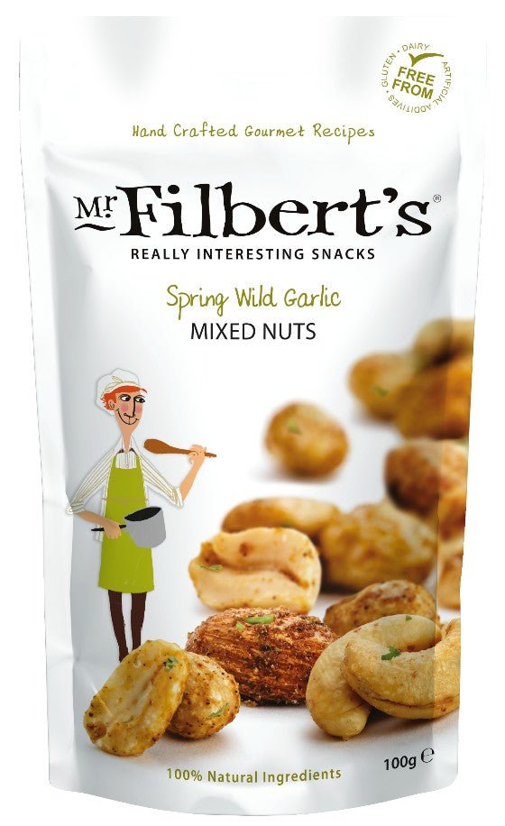 Mr Filberts Spring Wild Garlic Mixed Nuts - Earthfare Supermarket - 5060145052468