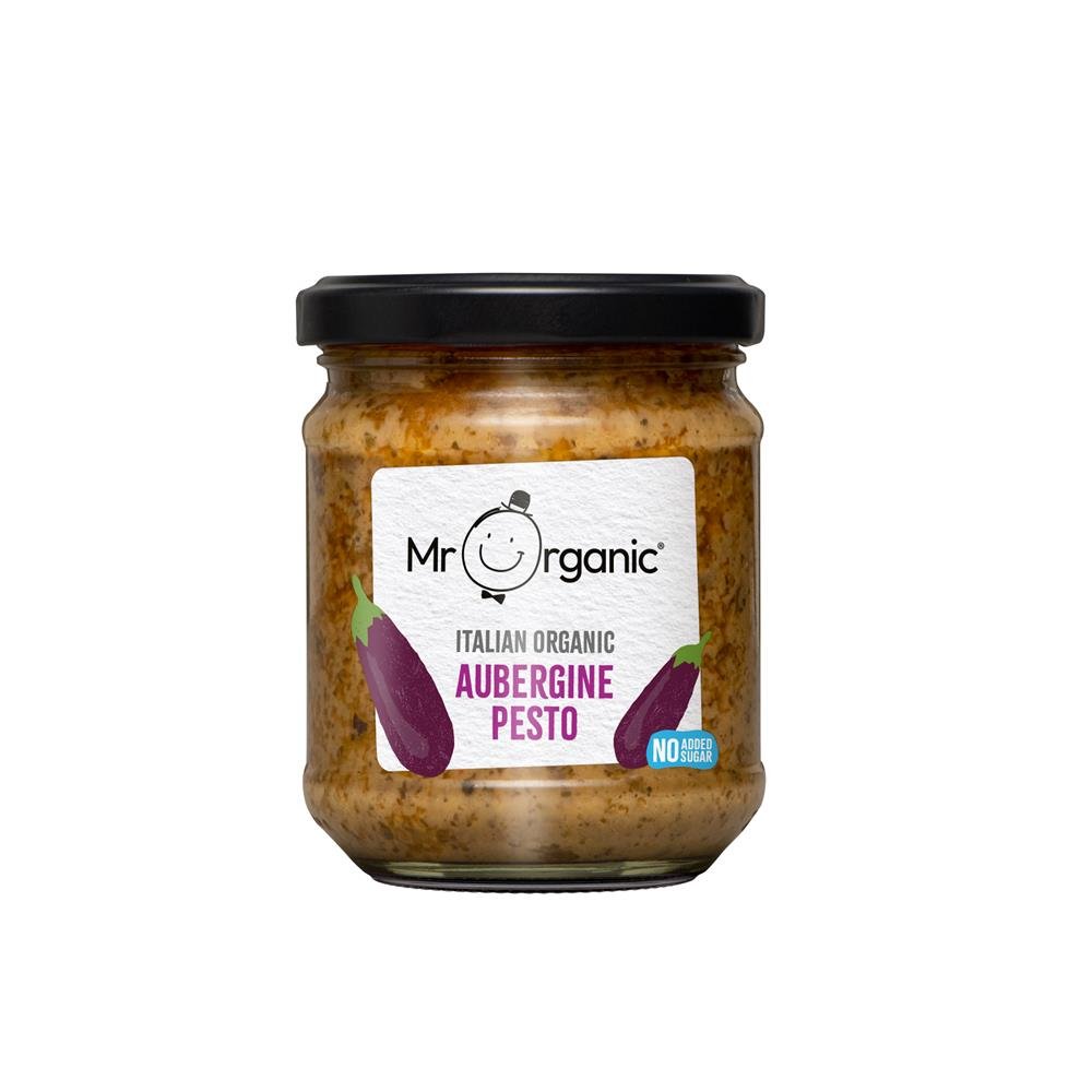 Mr Organic Aubergine Pesto 190g - Earthfare Supermarket - 