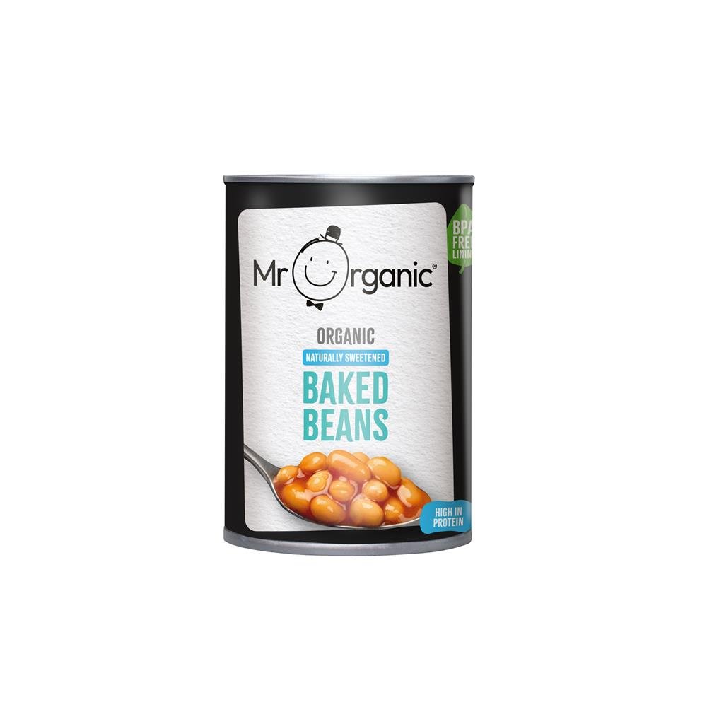 Mr Organic Baked Beans 400g - Earthfare Supermarket - 