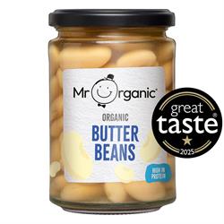 Mr Organic Butter Beans 350g - Earthfare Supermarket - 