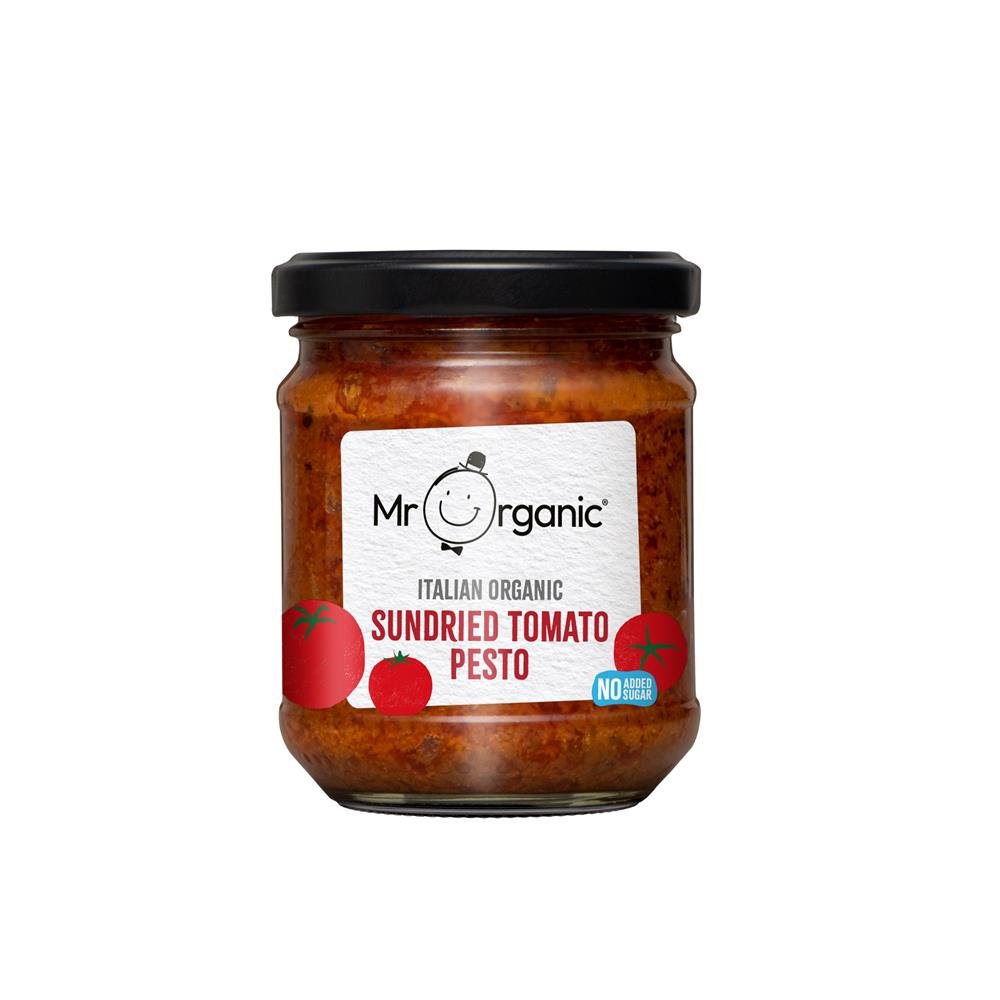 Mr Organic Sundried Tomato Pesto 190g - Earthfare Supermarket - 