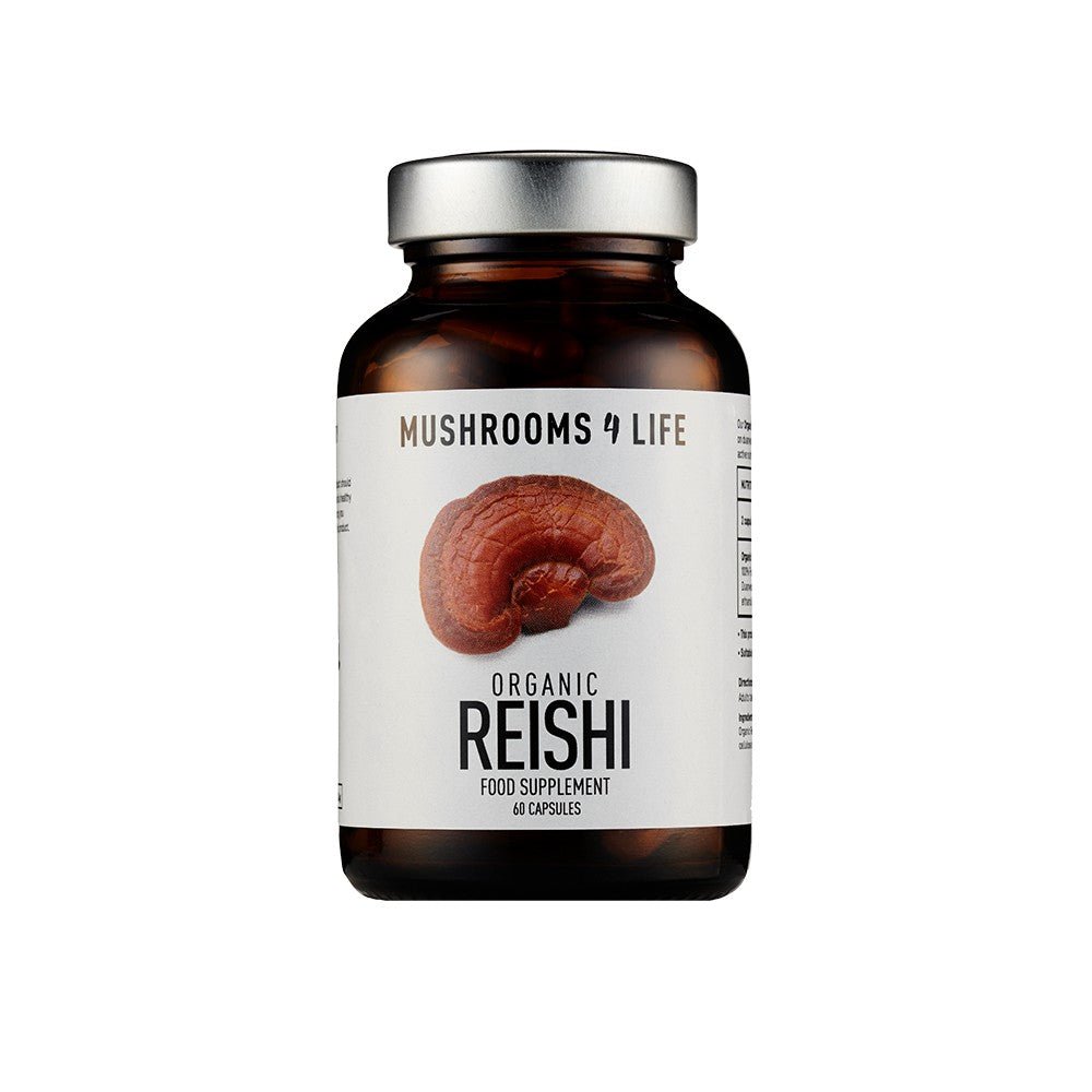 Mushrooms 4 Life Reishi Capsules - Earthfare Supermarket - 5060409331292