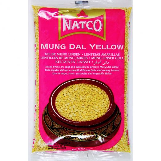 Natco Mung Dal Yellow 500g - Earthfare Supermarket - 5013531621199
