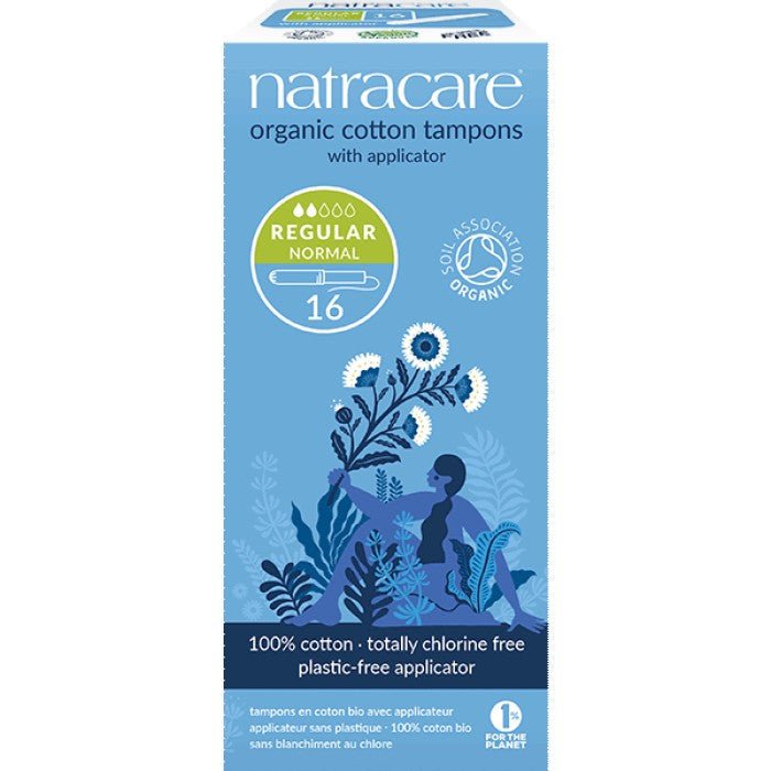 Natracare Organic Tampons Regular Applicator - Earthfare Supermarket - 782126008008