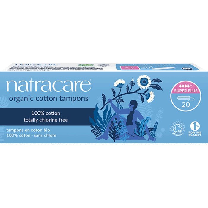 Natracare Organic Tampons Super Plus - Earthfare Supermarket - 782126002020