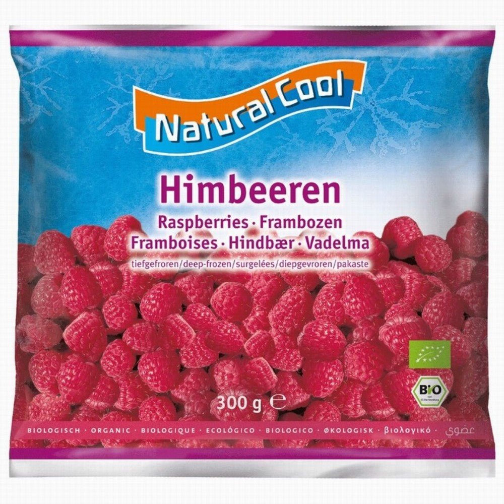 Natural Cool Organic Raspberries 300g - Earthfare Supermarket - 4026813110206
