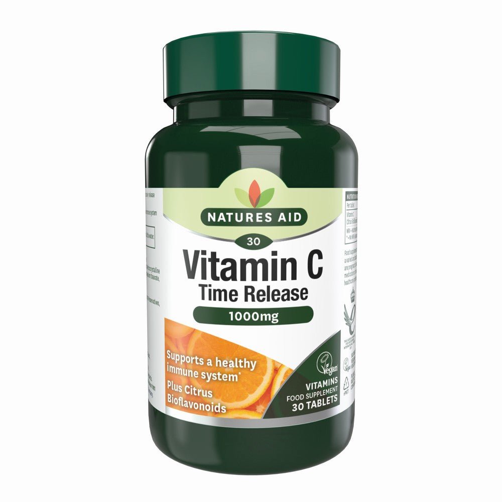 Natures Aid Vitamin C 1000Mg Time Release 30Tabs - Earthfare Supermarket - 5023652210400