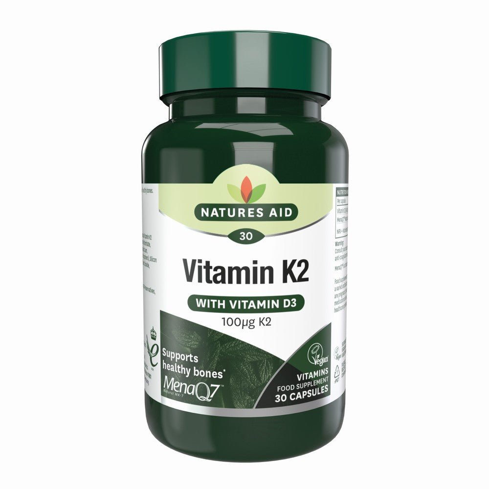Natures Aid Vitamin K2 100Ug - Earthfare Supermarket - 5023652383036