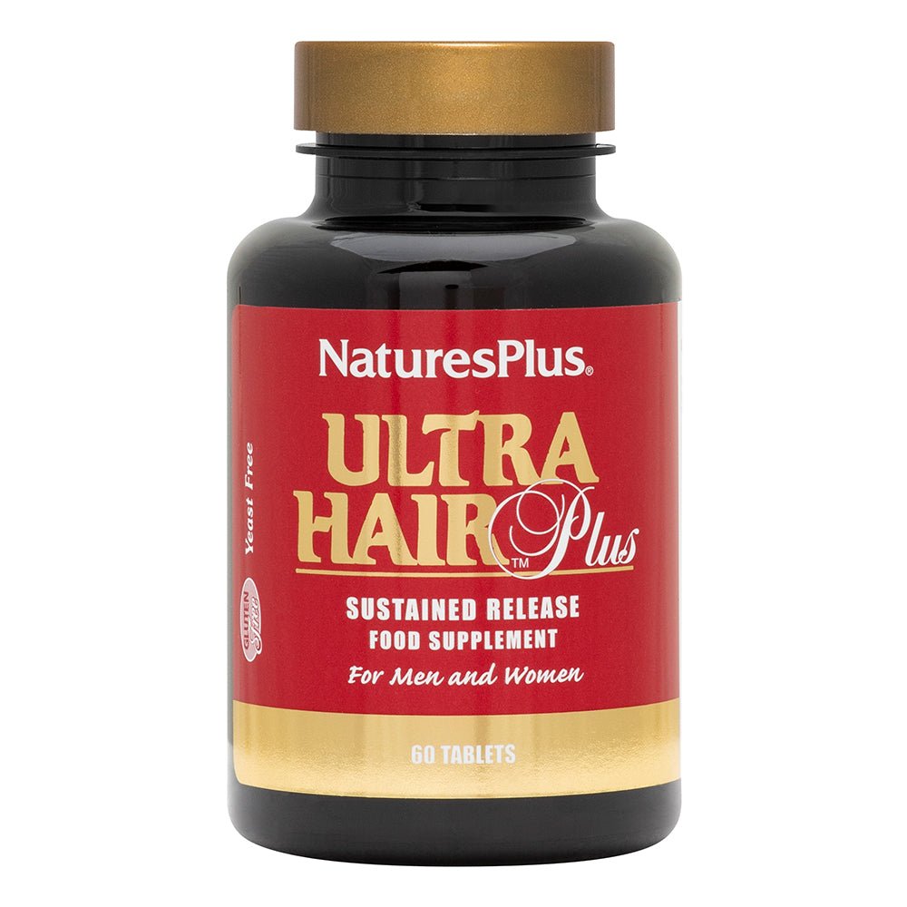 Natures Plus Ultra Hair Plus 60 Tabs - Earthfare Supermarket - 097467048348
