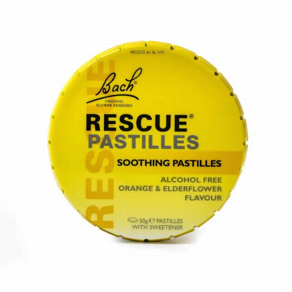 Nelsons Back Rescue Remedy Pastilles Elderflower 50g - Earthfare Supermarket - 5000488104295